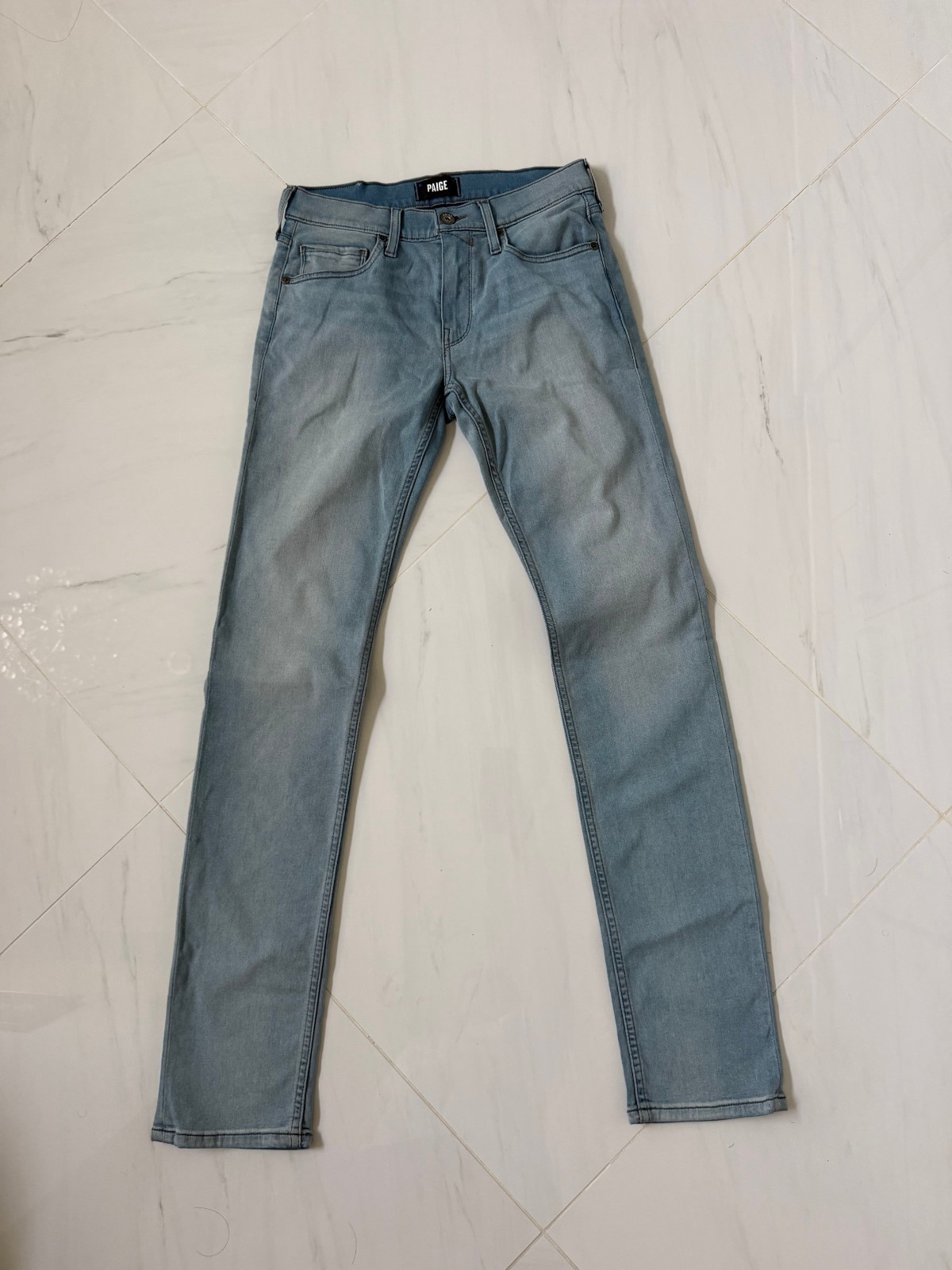 PAIGE Federal Light Wash Transcend Slim Straight Jeans Men\'s 28 NWT PAIGE Federal Light Wash Transcend Slim Straight Jeans Men\'s 28 NWT