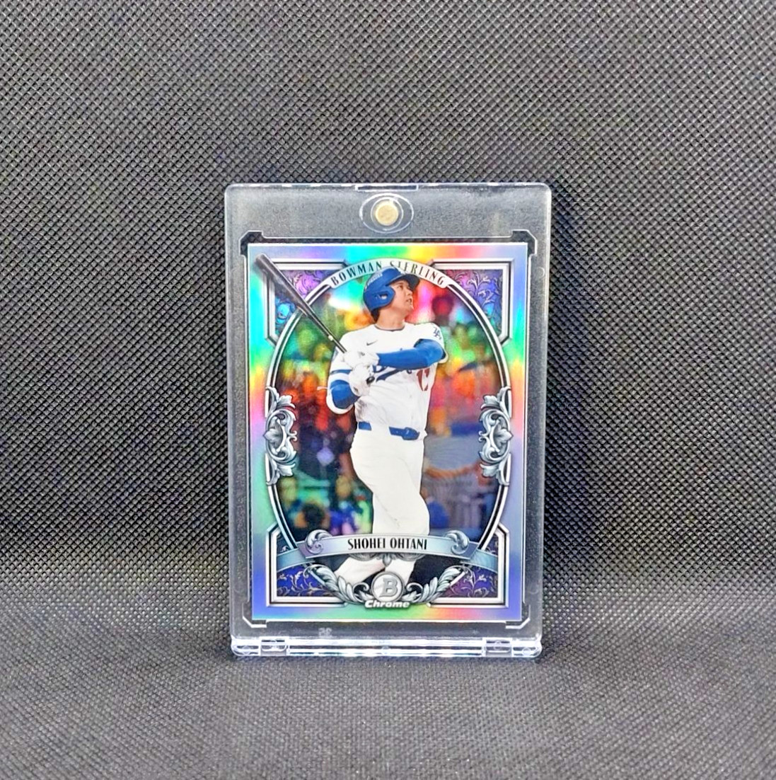 SHOHEI OHTANI SILVER STERLING RAINBOW REFRACTOR 2026 INVESTMENT MINT - Dodgers