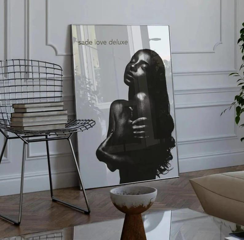 Vintage Sade Adu Music Wall Art Print