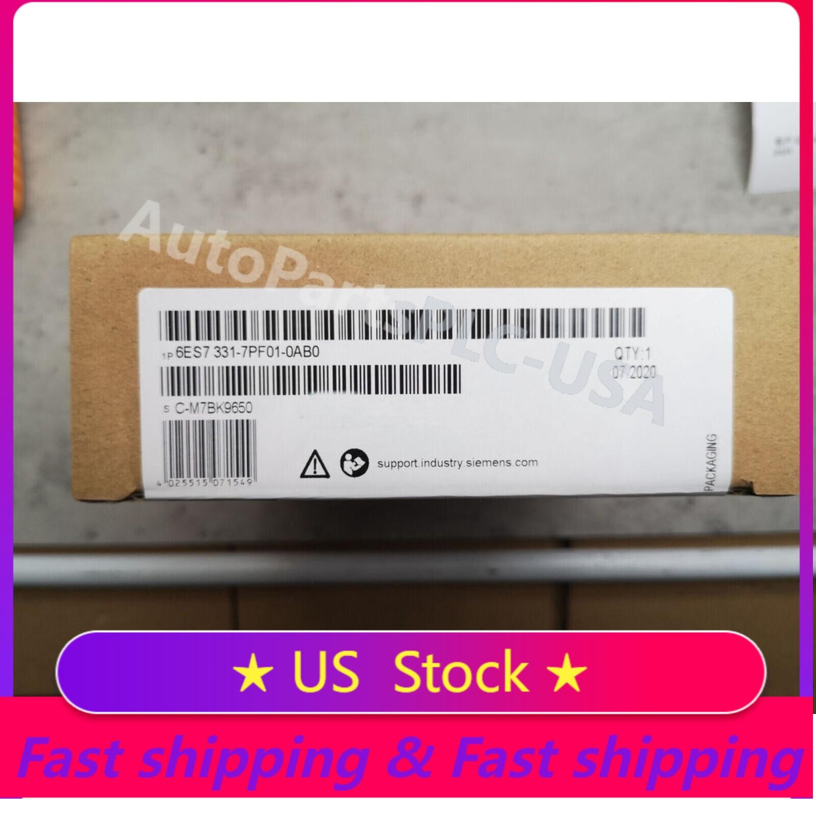1 PCS Siemens PLC 6ES7331-7PF01-0AB0 6ES7 331-7PF01-0AB0 New In Box Fast Ship US