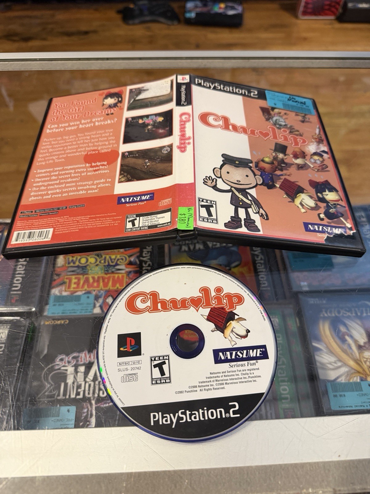 Chulip (Sony PlayStation 2, 2007) No Manual Polished Disc DMG Artwork Chulip (Sony PlayStation 2, 2007) No Manual Polished Disc DMG Artwork