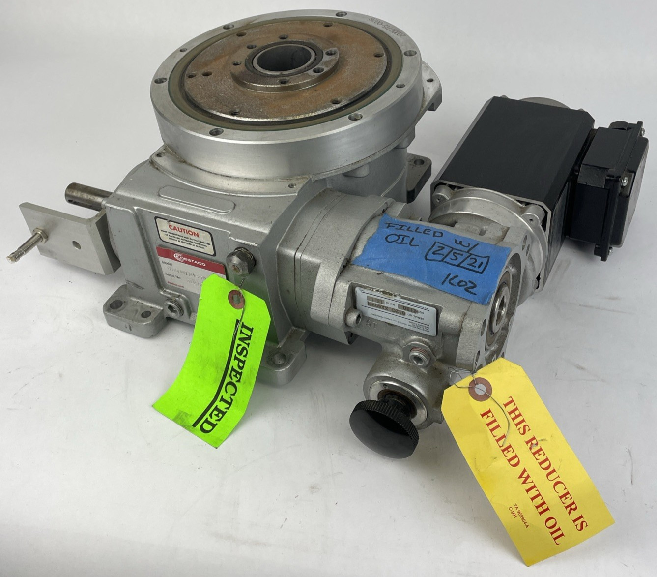 Destaco Camco 601RDM6H24-270 Rotary Index Table | 6-Stop 270° | 1/3HP 180V DC Destaco Camco 601RDM6H24-270 Rotary Index Table | 6-Stop 270° | 1/3HP 180V DC