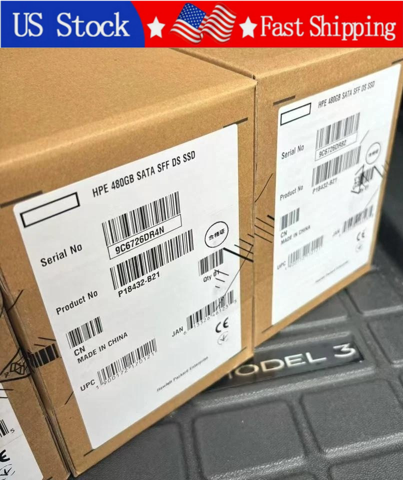New HPE P18432-B21 P18477-001 480GB SATA 6G 2.5