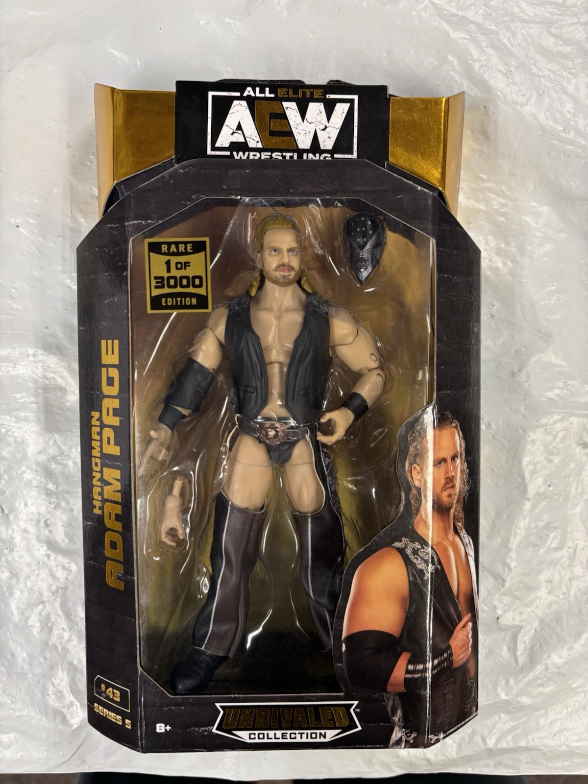 AEW UNRIVALED CHASE 1 OF 3000 HANGMAN ADAM PAGE #43 SERIES 5 NIB
