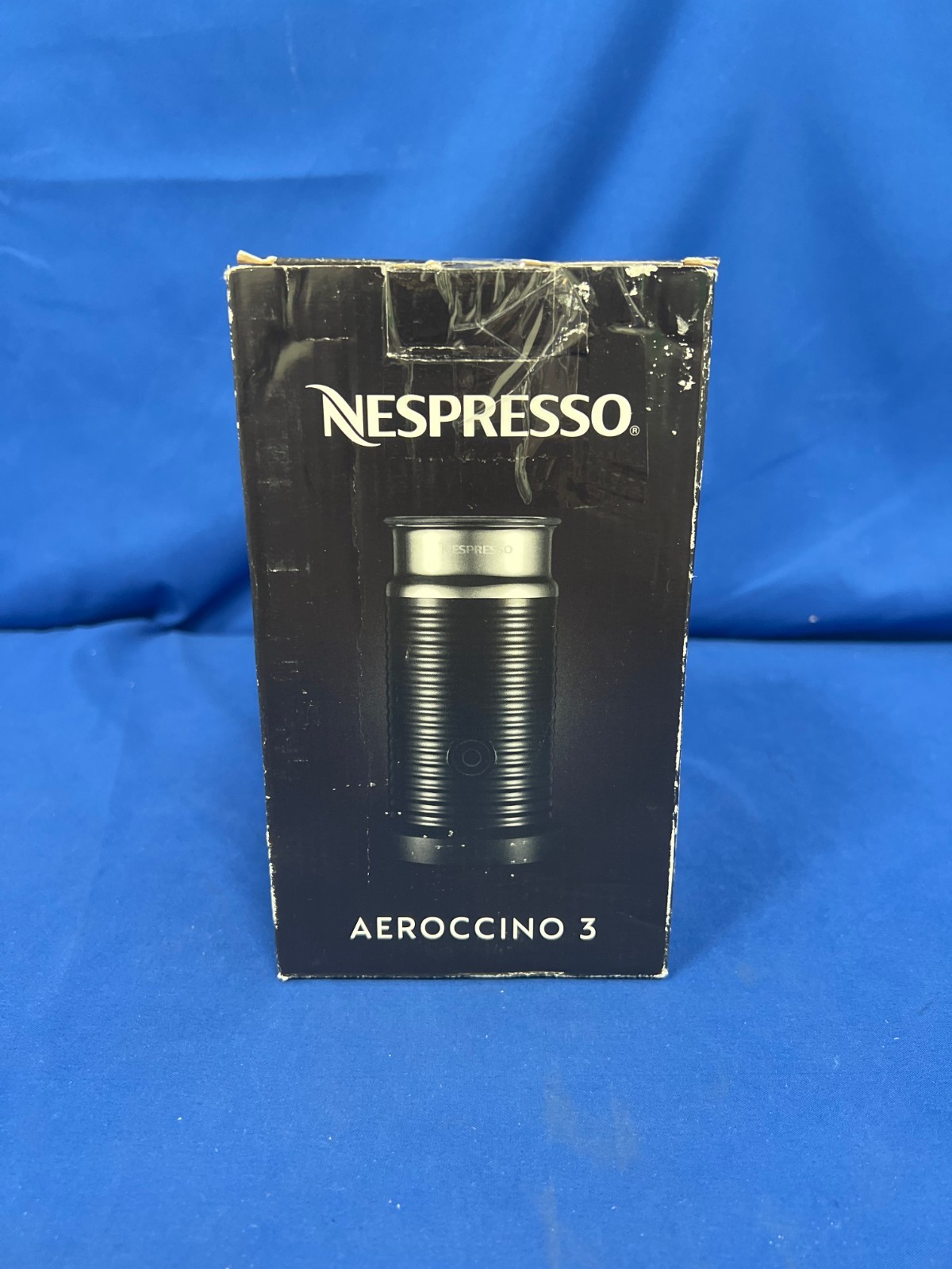 Nespresso Aeroccino 3 Hot & Cold Milk Frother- Black/Steel