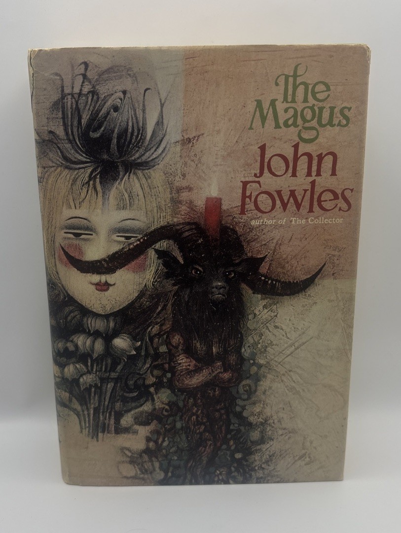 Vintage 1965 THE MAGUS Hardcover book by John Fowles First Edition / Dust Jacket Vintage 1965 THE MAGUS Hardcover book by John Fowles First Edition / Dust Jacket