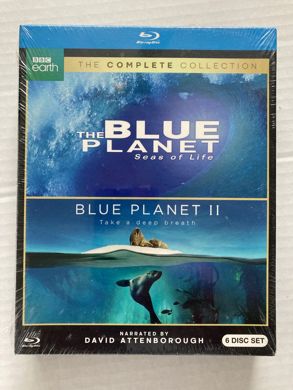 The Blue Planet,  and Blue Planet II, The Complete Collection, 6 discs, Blu-ray