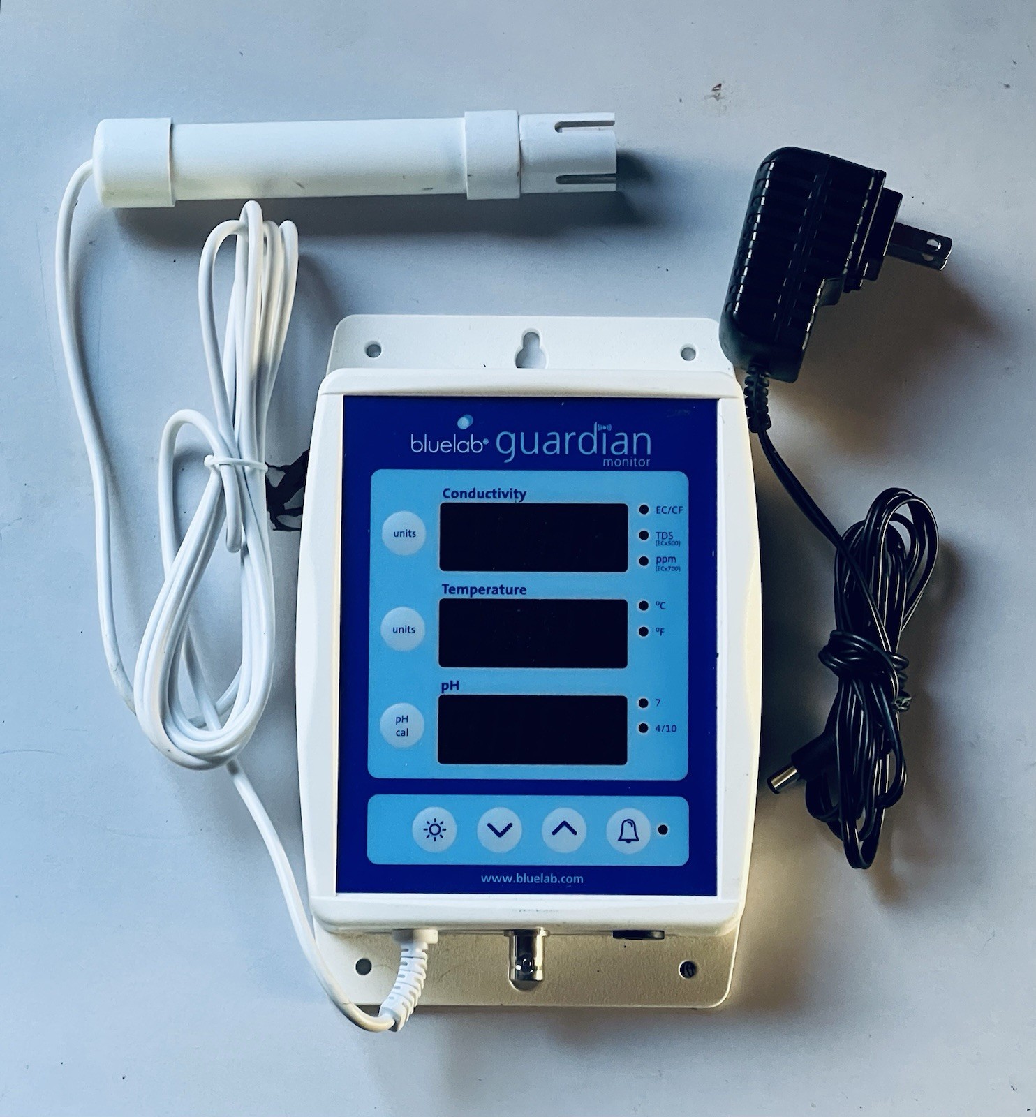 NEW Bluelab Guardian Monitor Hydroponics pH EC Temp System