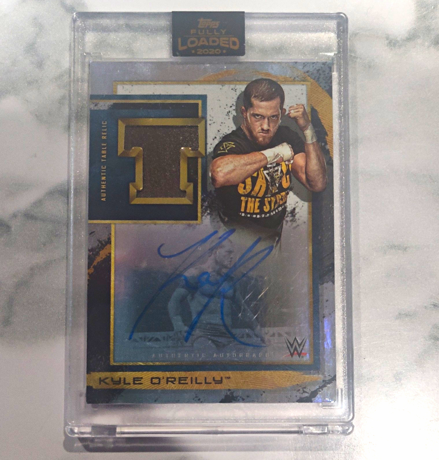 Topps 2020 Fully Loaded WWE NXT Kyle O'Reilly Auto Relic #T-KR 51/99 Topps 2020 Fully Loaded WWE NXT Kyle O'Reilly Auto Relic #T-KR 51/99