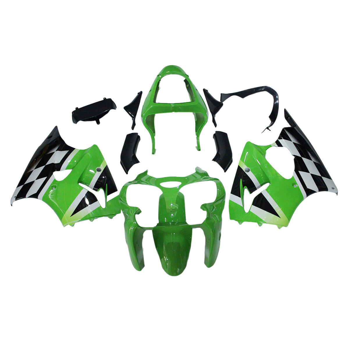 Injection Bodywork For Kawasaki Ninja ZX6R 2000-2002 ZZR600 2005-2008 Cowlings