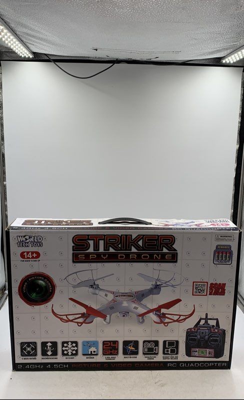 World Tech Toys Striker Video Camera Remote Control Quadcopters Drone