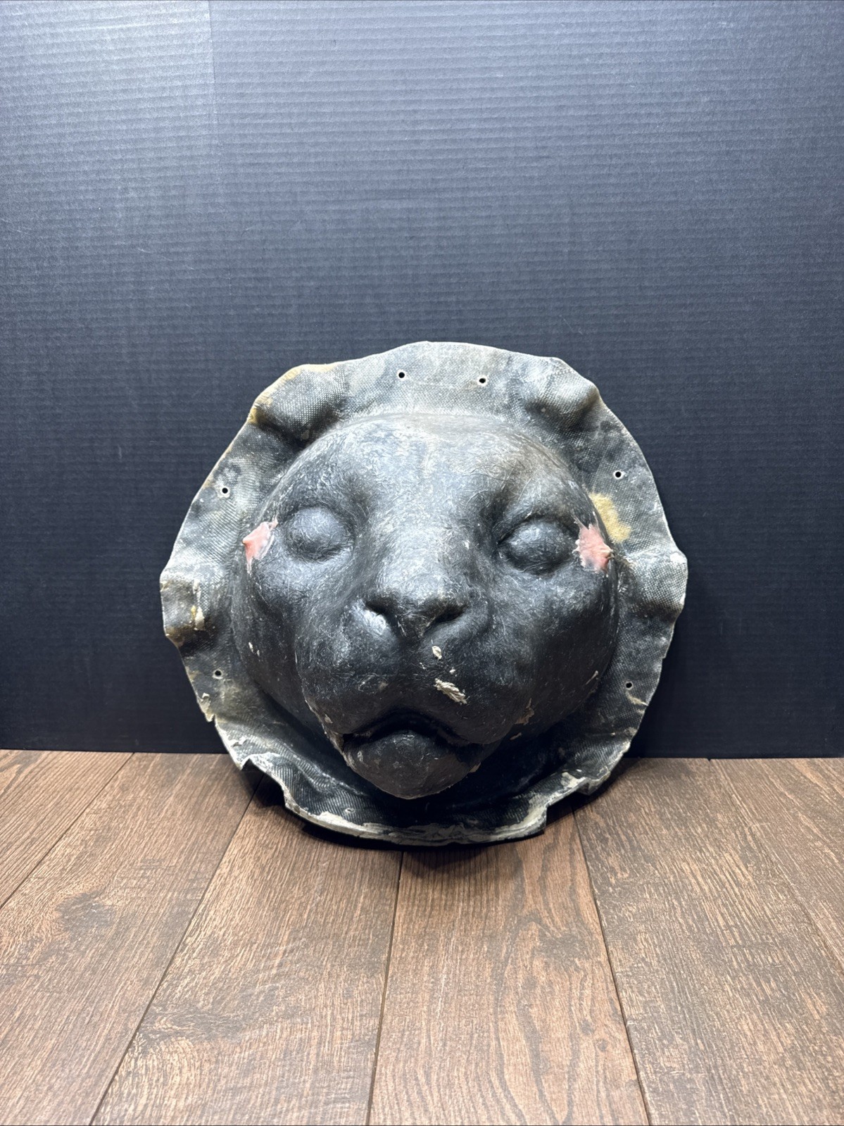 Rare Vintage Fiberglass Lion - Tiger Head Unique Oddities Collectible