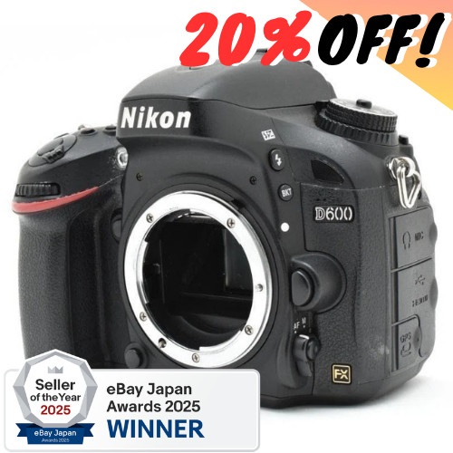 Nikon D600 24.3 MP Digital SLR DSLR Camera Black Body