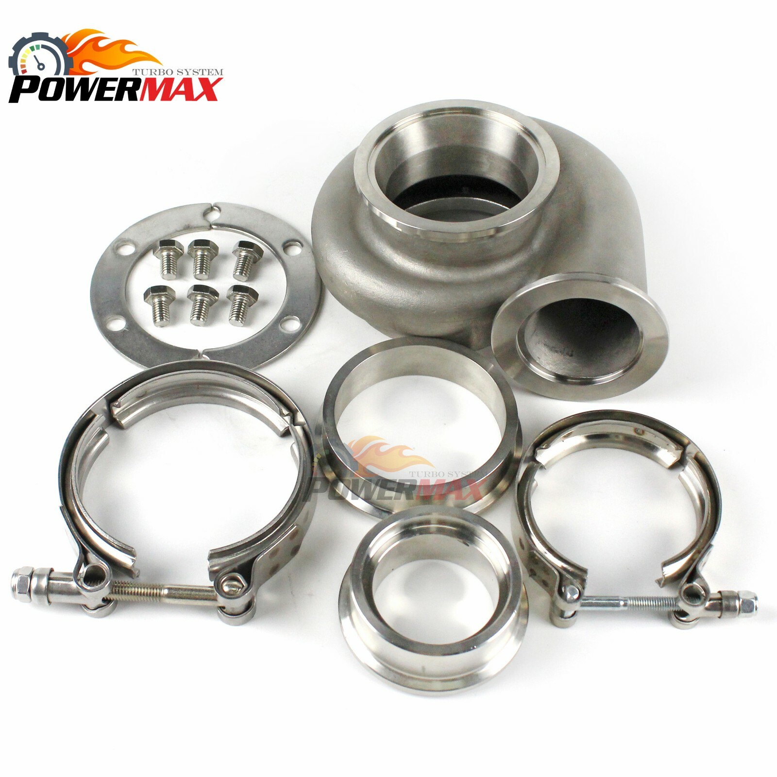 Turbo Turbine Housing Anti-Surge Stainless Steel GT35R/GTX35R/GT35 0.82 AR VBand