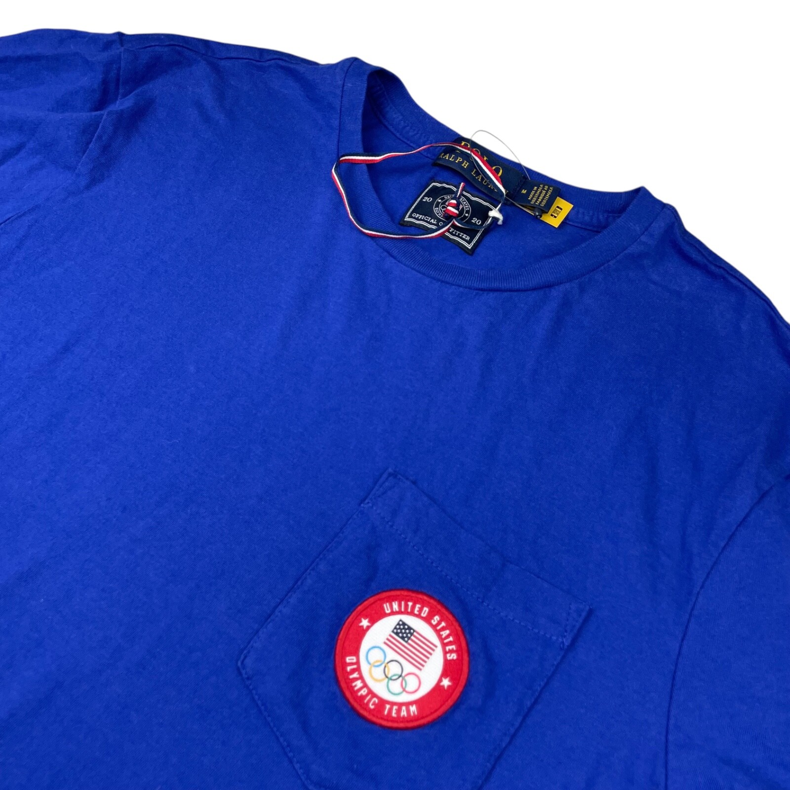 NEW 2020 Tokyo Summer Olympics Polo Ralph Lauren Official T-Shirt Blue • Medium