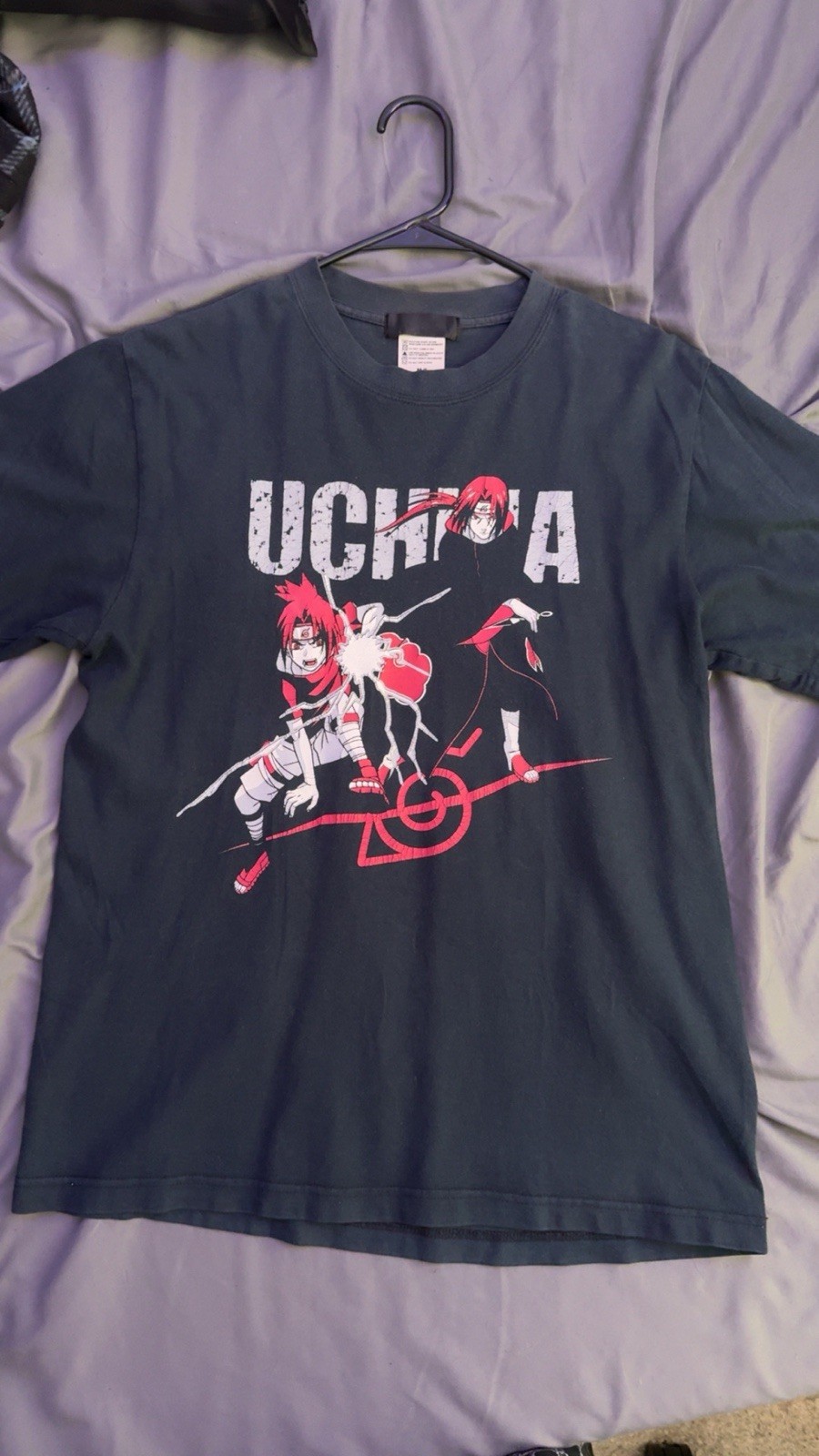 Naruto Sasuke Vintage Anime Movie Cartoon T Shirt