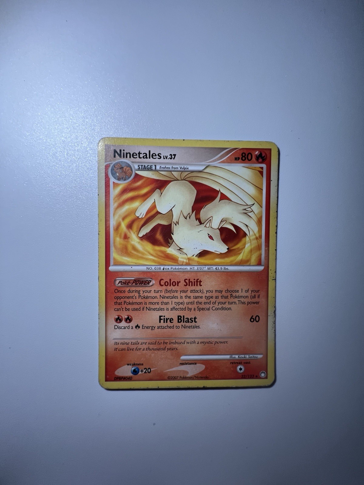 Ninetales (Rare Non Holo) 32/123 - Pokemon TCG Mysterious Treasures - LP