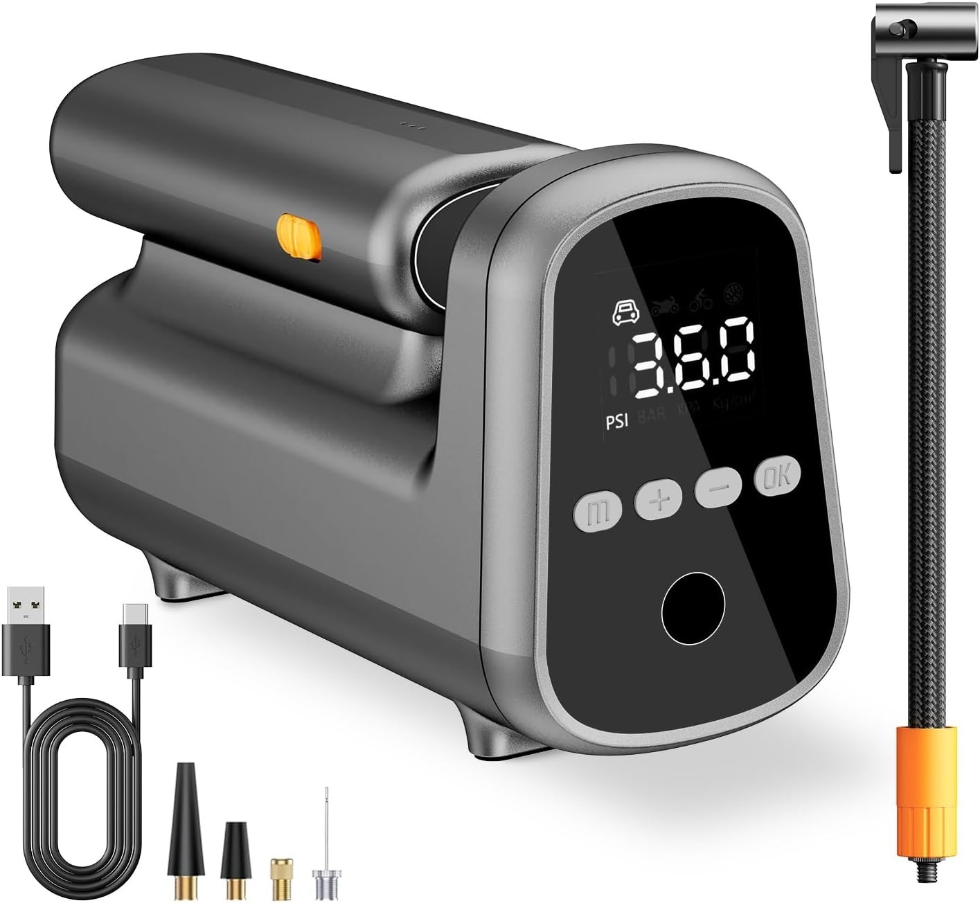 Heavy Duty Portable Air Compressor Car Tire Inflator Electric Pump Auto 12V Heavy Duty Portable Air Compressor Car Tire Inflator Electric Pump Auto 12V