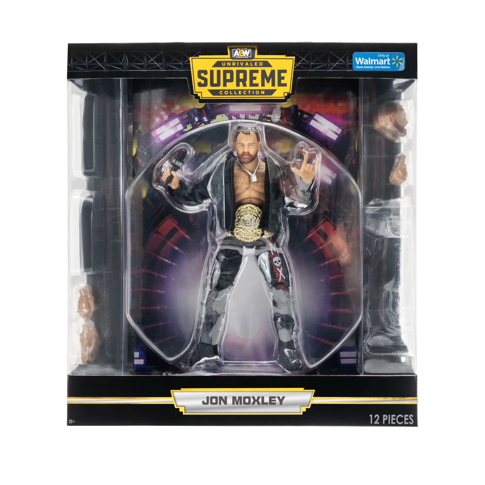(Supreme w/ World Title) Jon Moxley - AEW Exclusive Toy Wrestling Figure (Supreme w/ World Title) Jon Moxley - AEW Exclusive Toy Wrestling Figure