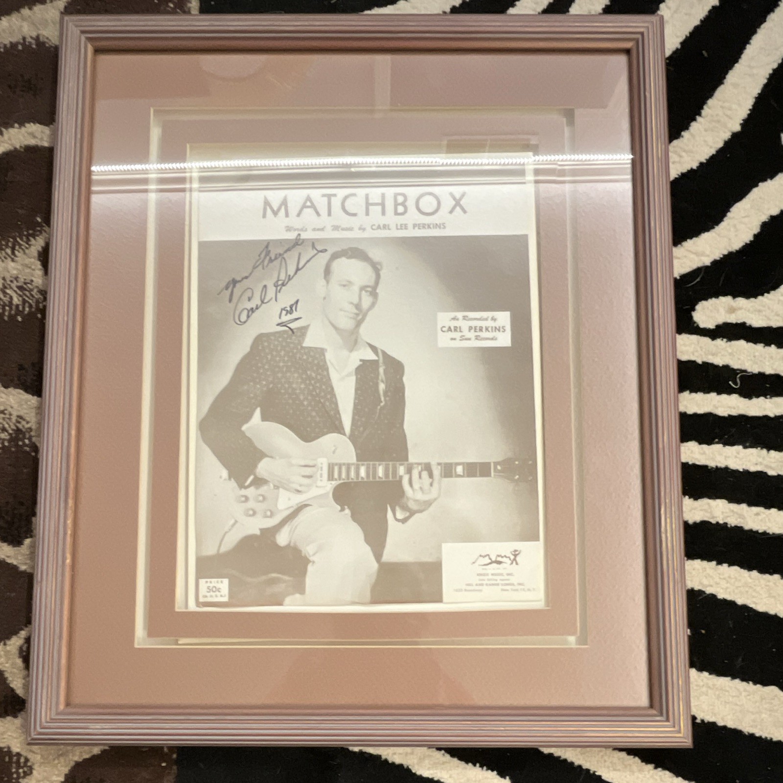 Carl Perkins Signed \ Carl Perkins Signed \