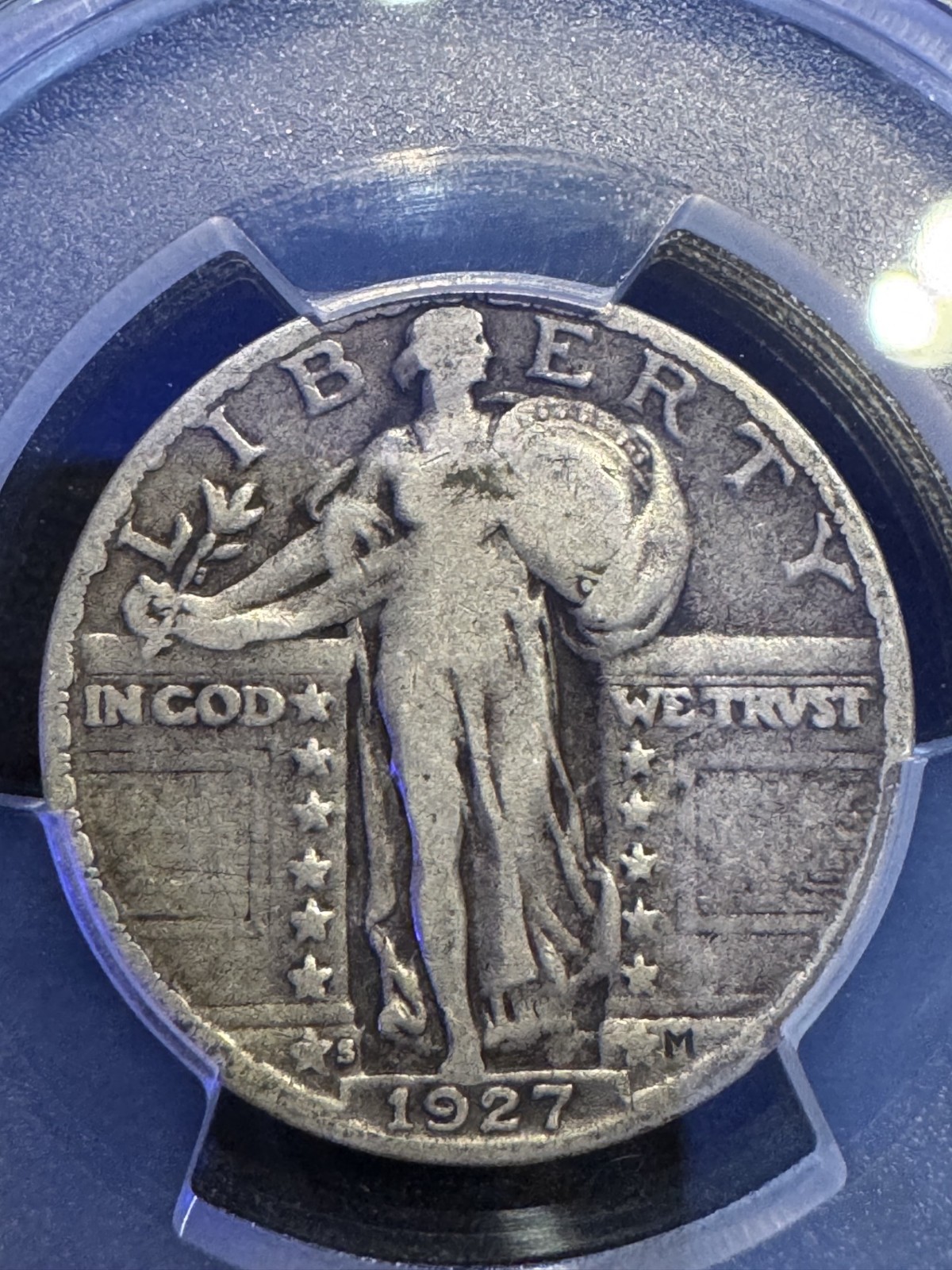 1927-S 25C Standing Liberty Quarter PCGS VG-10