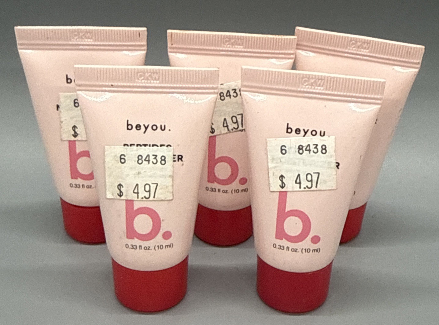 Lot Of 5 Beyou Peptides Moisturizer 0.33 Fl Oz Each All Sealed