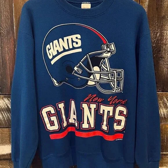 1995 New York Giants Football Retro Style Blue Color Unisex Sweatshirt