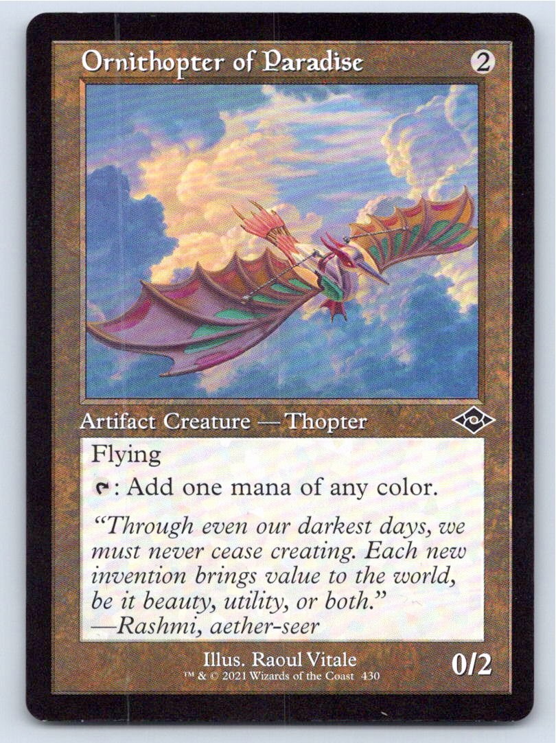 ORNITHOPTER OF PARADISE (RETRO FRAME) MODERN HORIZONS 2 430 NM A92741 ORNITHOPTER OF PARADISE (RETRO FRAME) MODERN HORIZONS 2 430 NM A92741