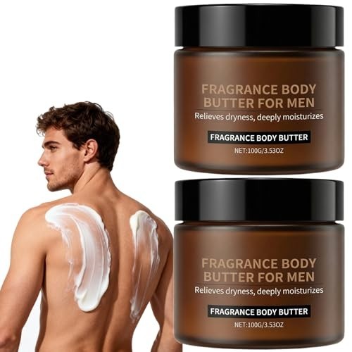 Afalin 2PCS Pheromone Body Butter for Men, Body Skin Cream with Shea Butter, ...