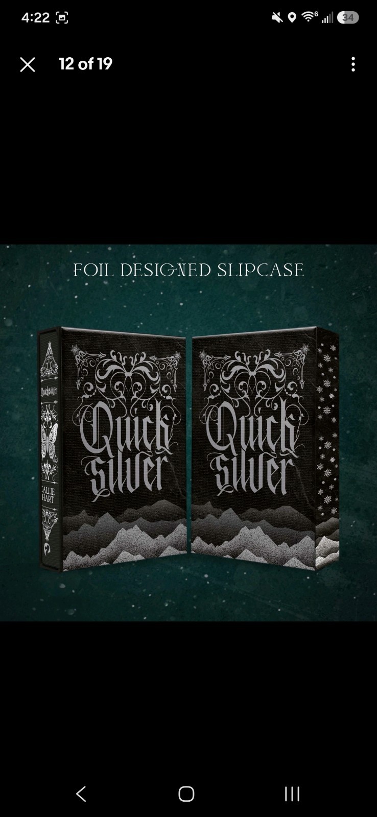 Quicksilver by Callie Hart -  Hodderscape Collectors Edition Signed NUMBERED
