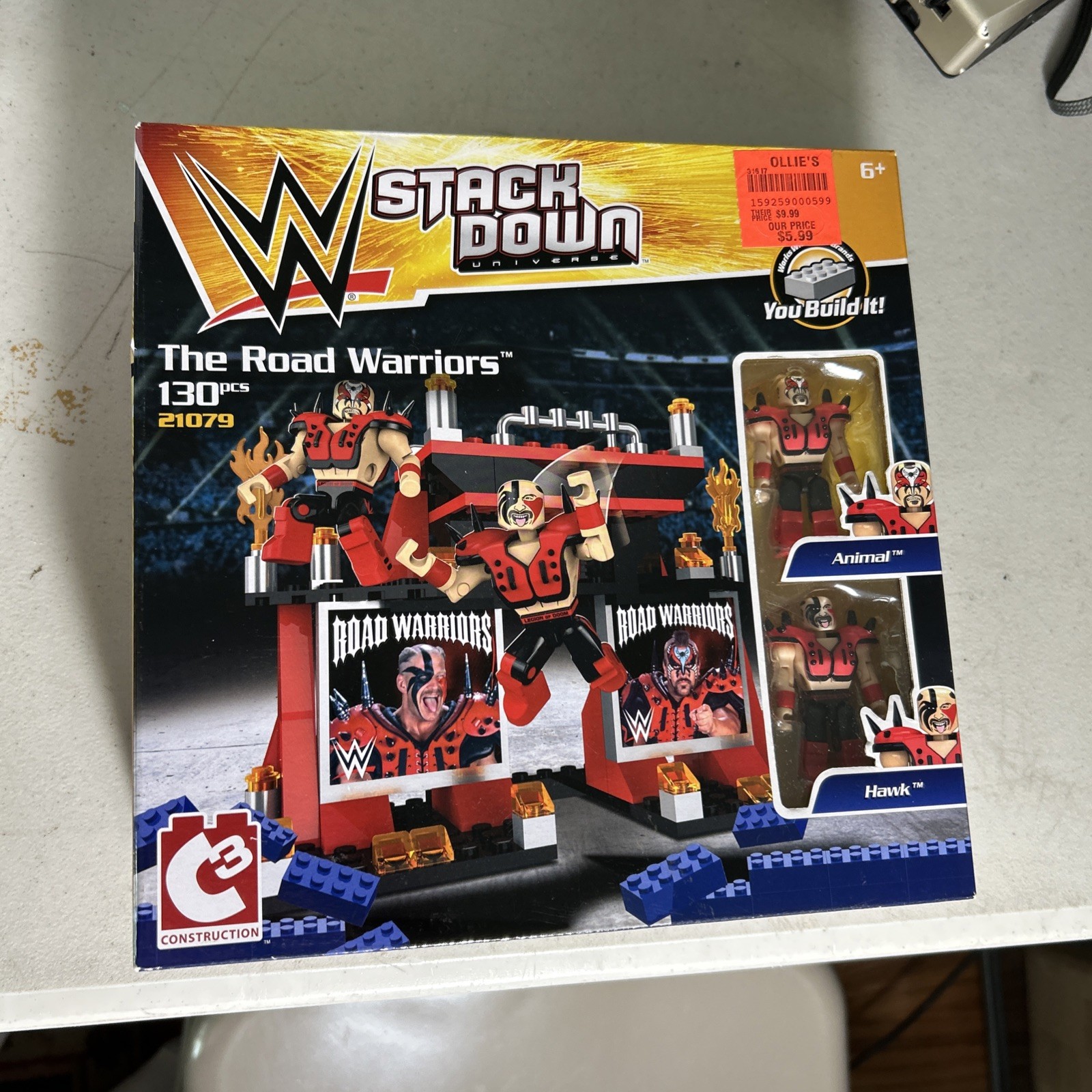 WWE STACKDOWN THE ROAD WARRIORS RARE BRAND NEW SEALED WWE STACKDOWN THE ROAD WARRIORS RARE BRAND NEW SEALED