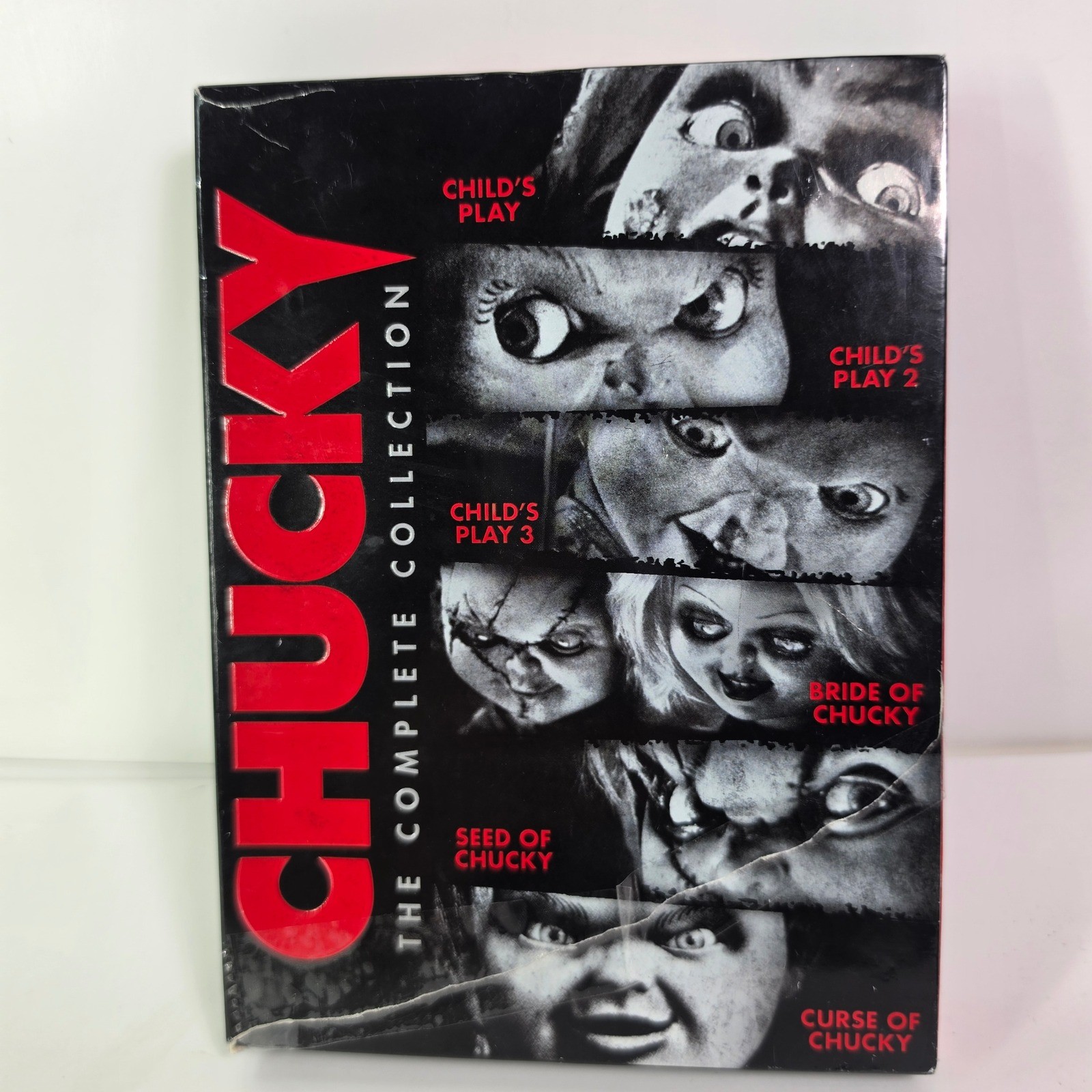 Chucky The Complete Collection 6 Movie DVD Box Set Child\'s Play 1-6 Slipcover