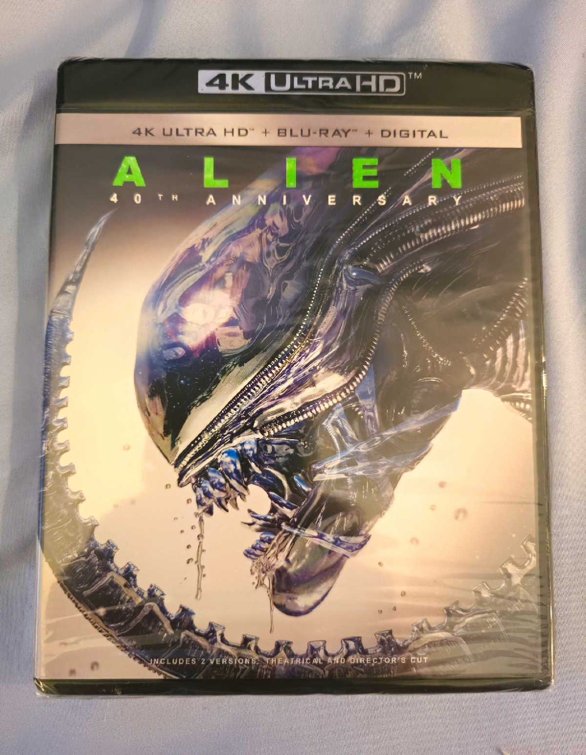 Alien 40th Anniversary 4K UHD Blu-ray + Blu-ray + Digital Copy Alien 40th Anniversary 4K UHD Blu-ray + Blu-ray + Digital Copy
