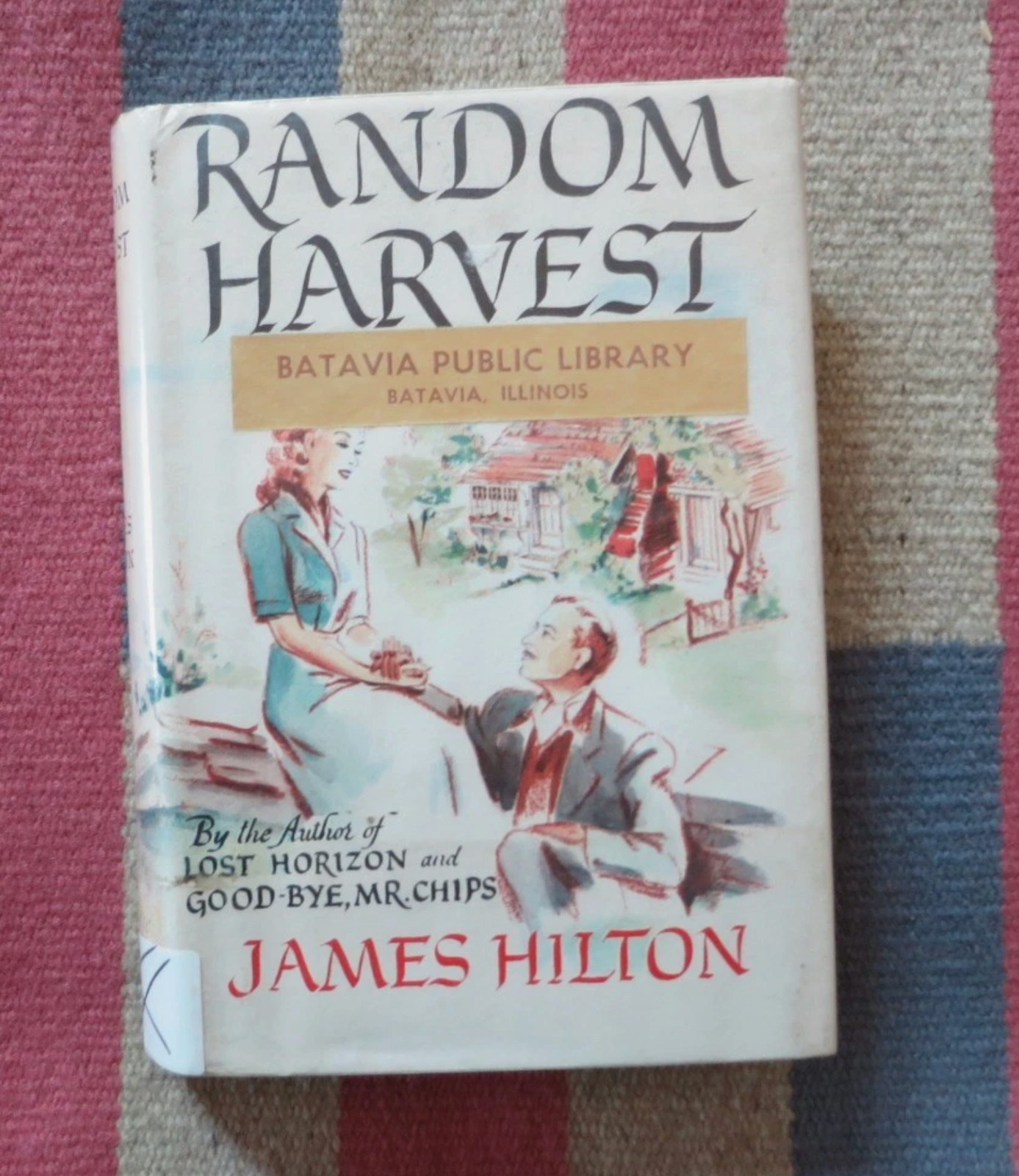 Vintage 1941 Random Harvest by James Hilton (Goodbye Mr. Chips Author) HC/DJ