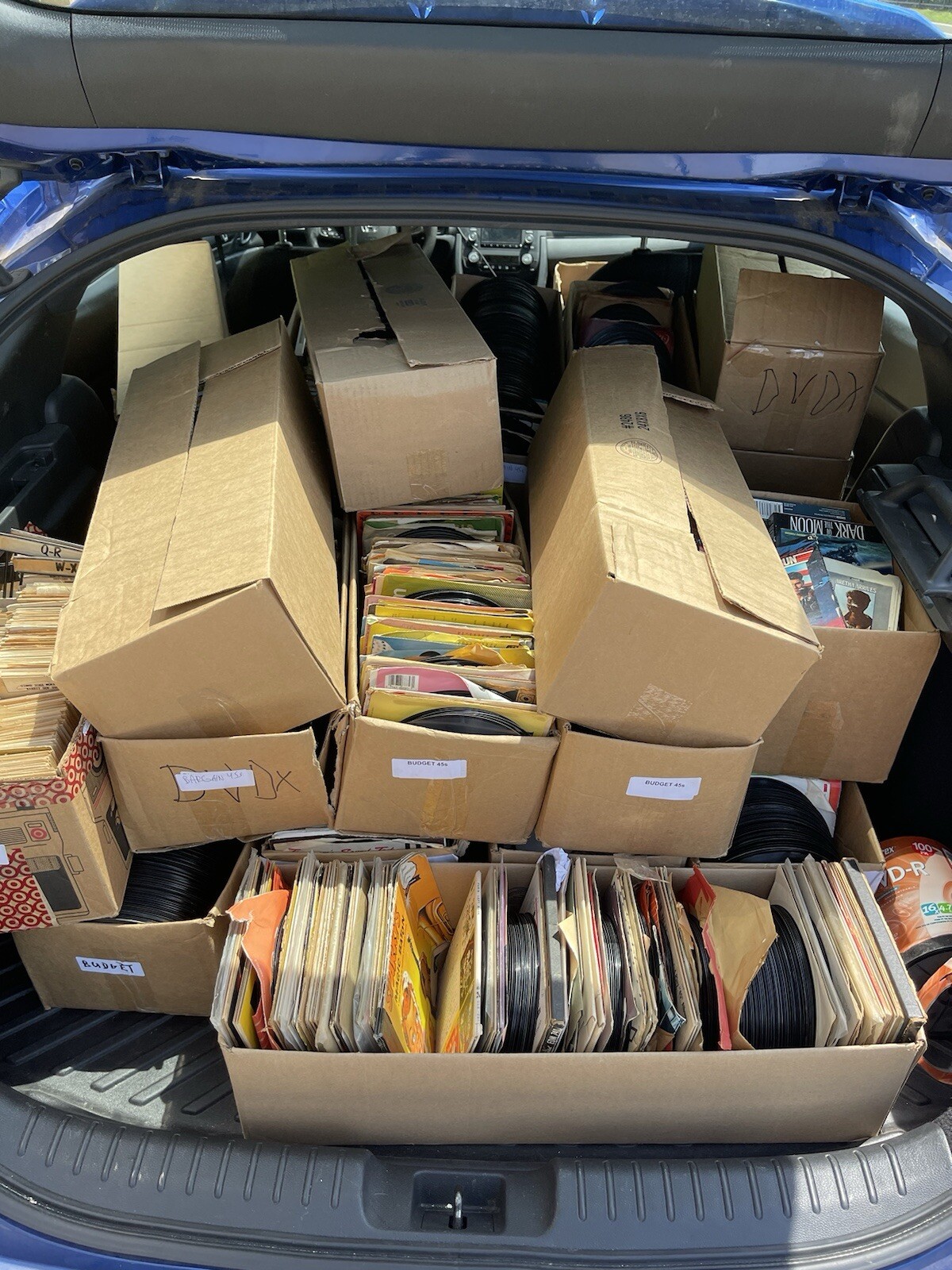 Lot Of 50 Random 45rpm Vinyl Records From Closed Down Maryland Record Store
