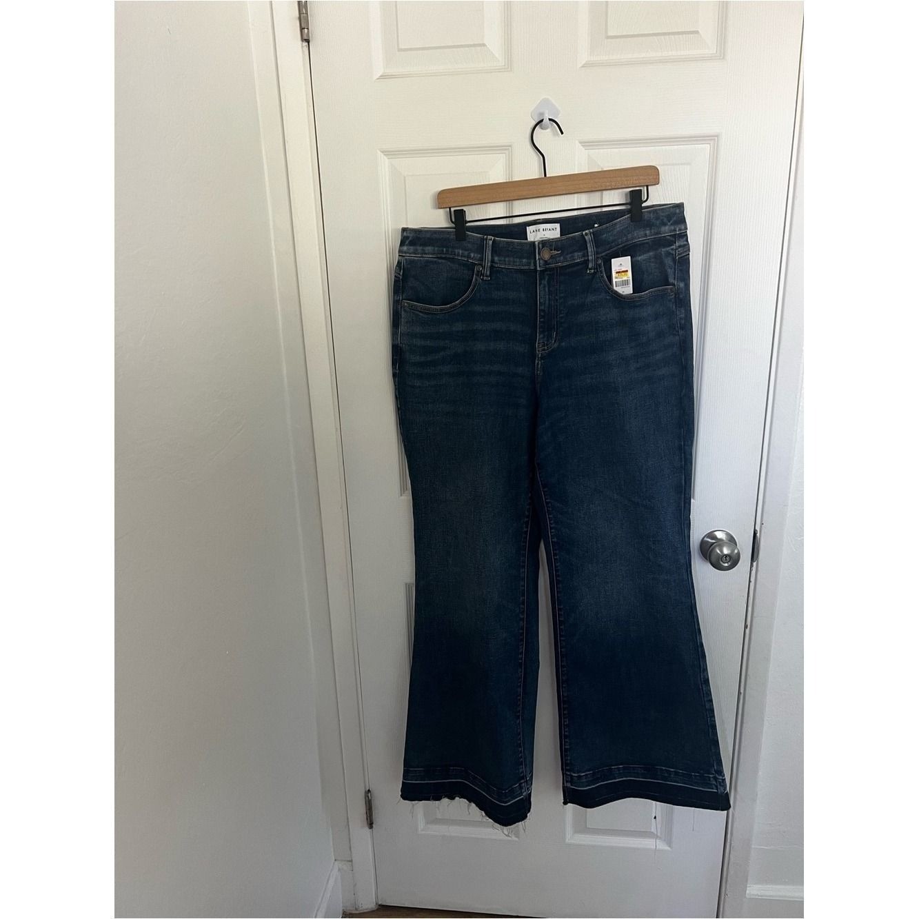 Lane Bryant Dark Blue Flare Jeans Lane Bryant Dark Blue Flare Jeans