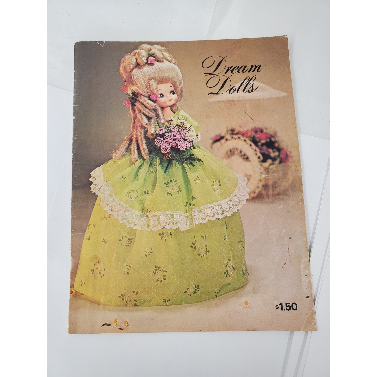 Vintage 1974 Zims Dream Dolls Ruffles and Bows Pattern Book Viola Rawson Craft