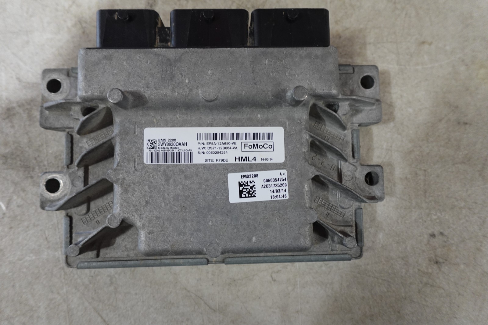 2014-2020 LINCOLN MKZ ECM ENGINE CONTROL MODULE EP5A-12A650-UE #105423-106C