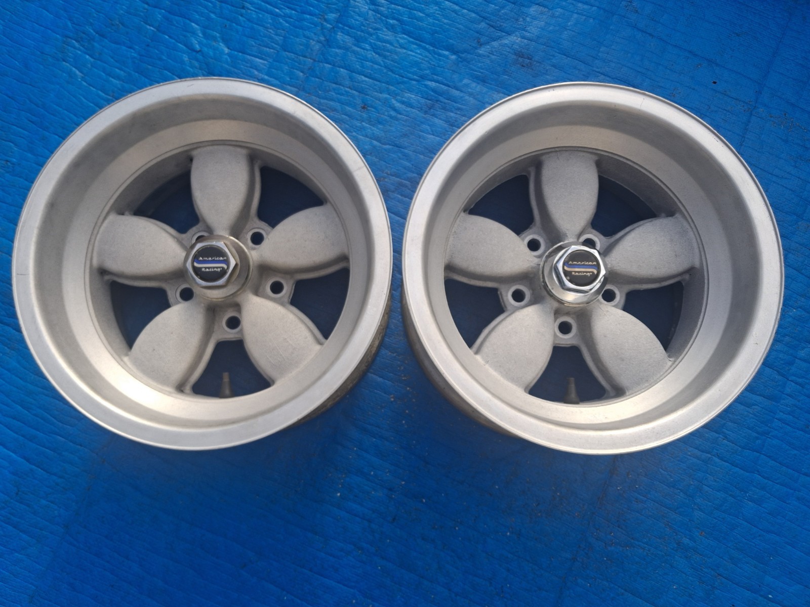 American Racing ? 15x8.5  Daisy 200S Wheels Chevy Pair