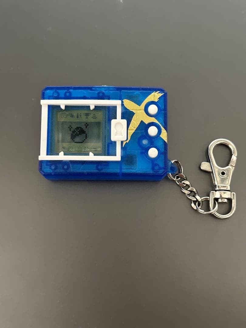 BANDAI Digimon Digital Monster X 3 Clear Blue Electronic Toy Tested