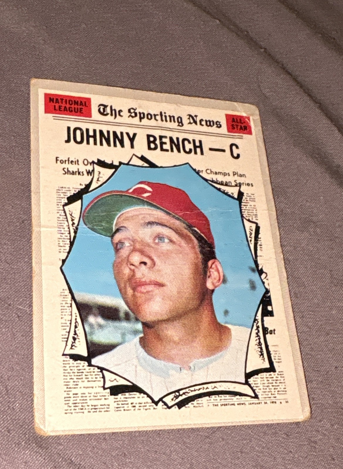 1970 Topps - All-Star Johnny Bench #464 1970 Topps - All-Star Johnny Bench #464