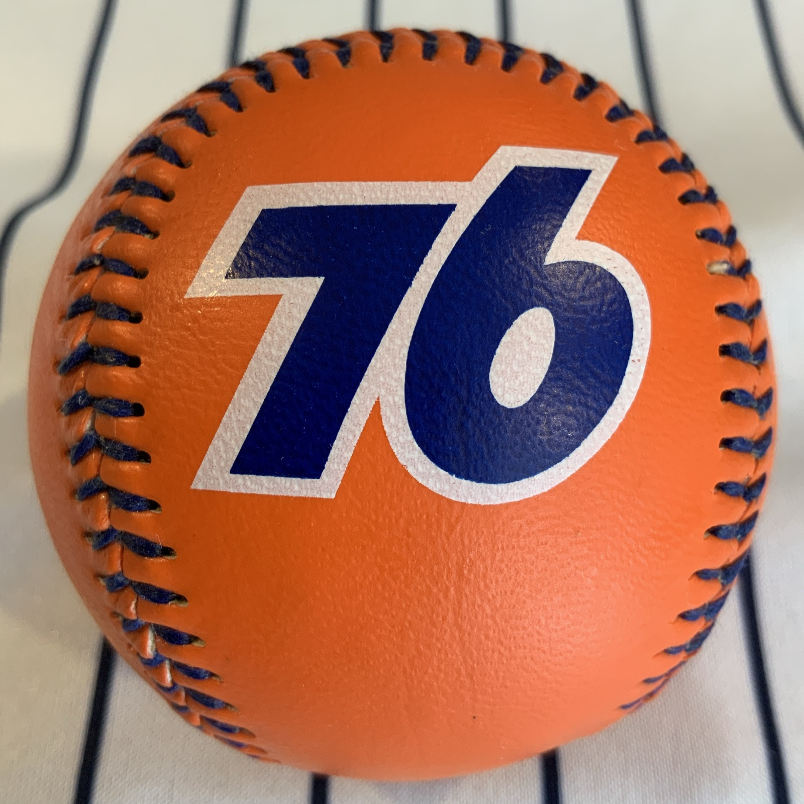 76 Gasoline Orange Promotional Souvenir Baseball Ball