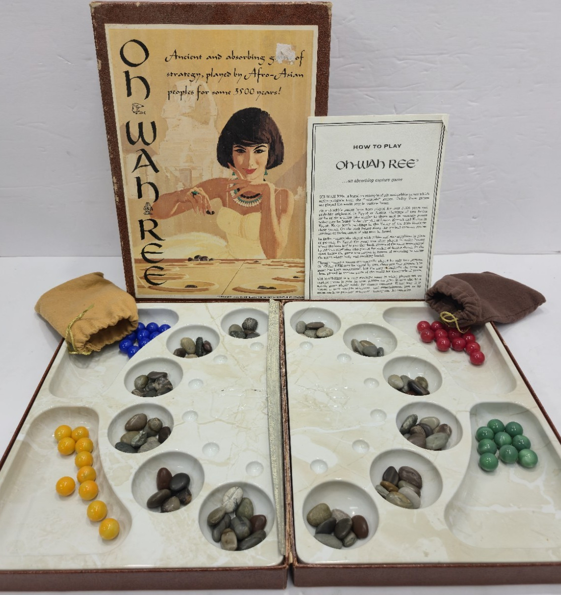 Oh Wah Ree Vintage 1962 Bookshelf Game 3M MCM \'60\'s Boardgame Minnesota Mining
