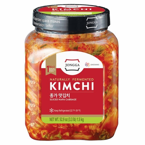 Best Kimchi of Korea Jongga Sliced Cabbage Kimchi 3.3 lbs Probiotic MUST READ