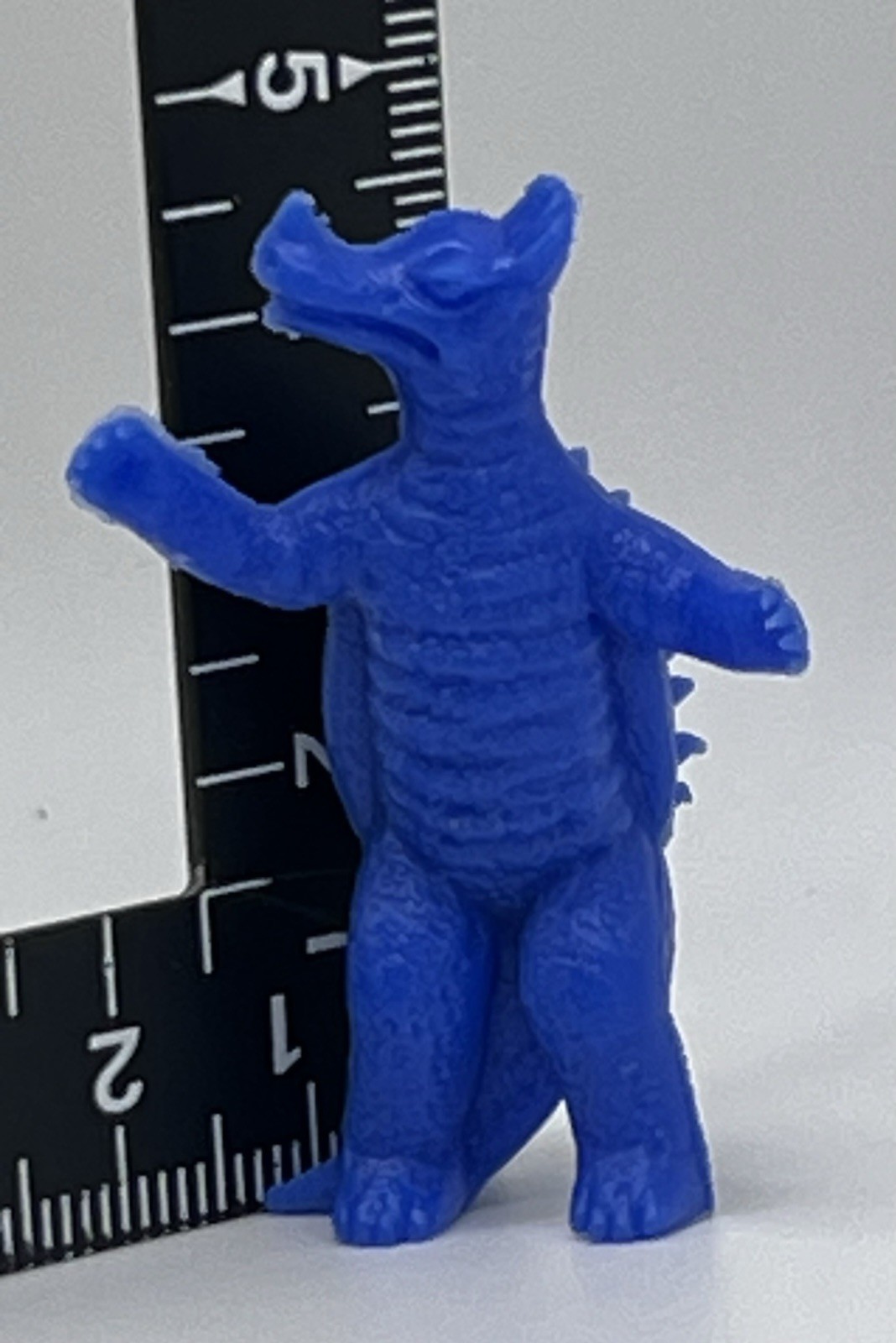 RARE 1970s Bullmark 5cm Blue Anguirus Mini Figure