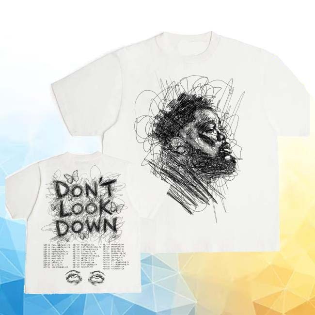 New Rod Wave Merch Don't Look Down Tee 2026 Tshirt Reprint
