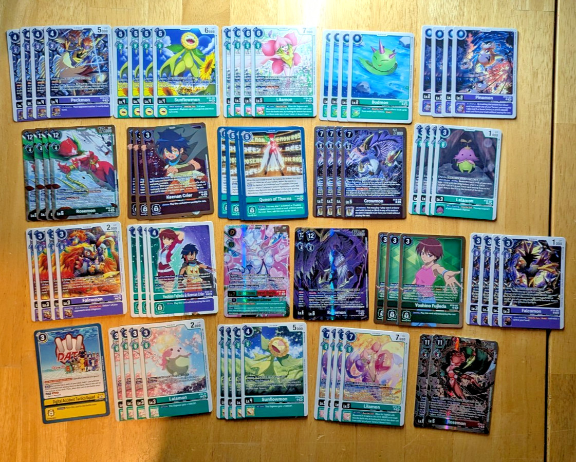 Digimon TCG Data Squad Ravemon/Rosemon Burst Mode Deck Yoshino Fujieda BT26