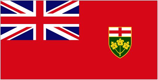 ONTARIO PROVINCE FLAG FRIDGE MAGNET 4