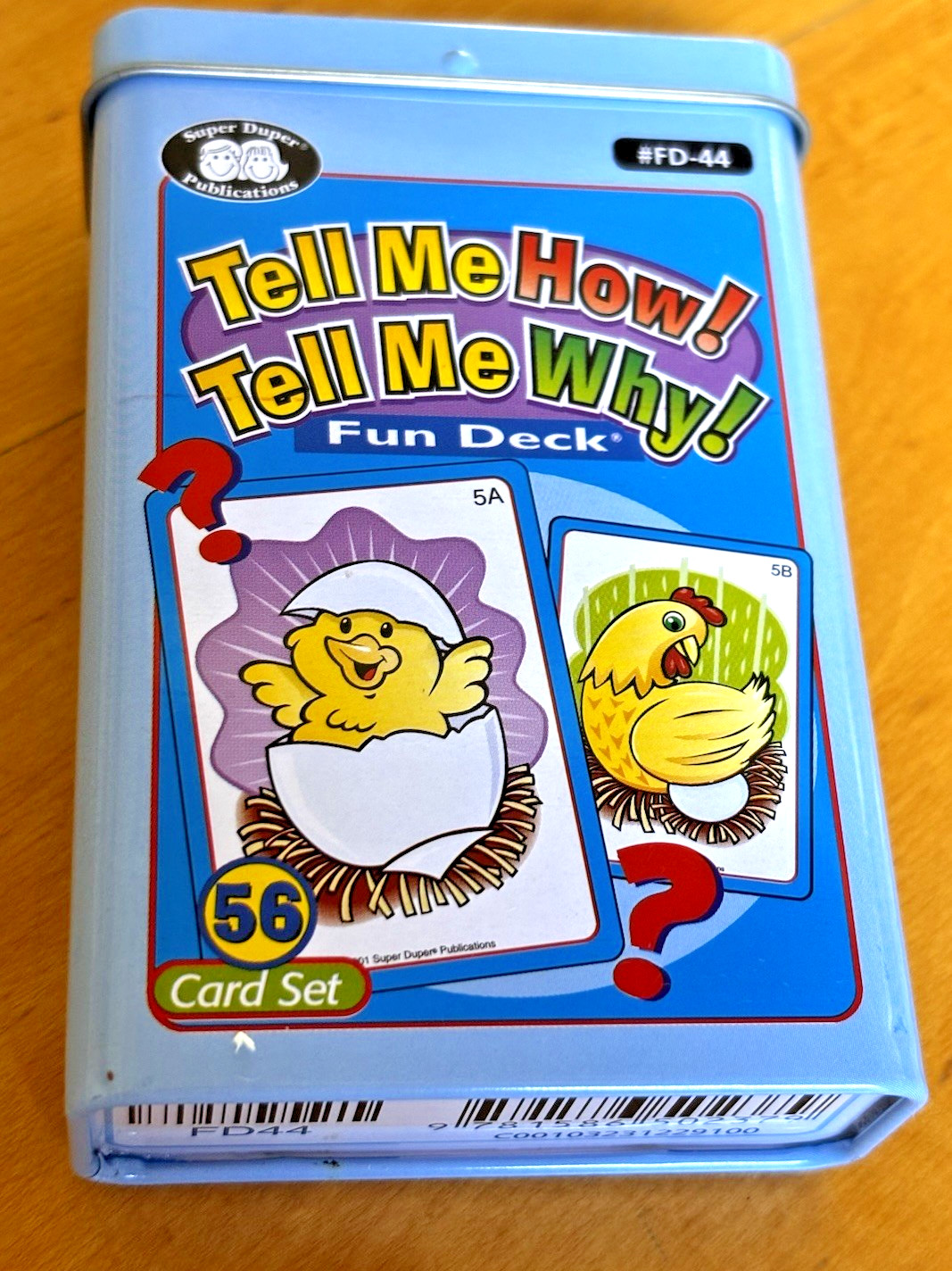 Super Duper Publications Tell Me How, Tell Me Why Fun Deck Cards Complete FD-44