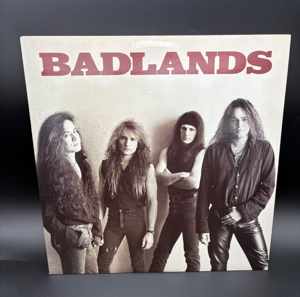 Vtg 1989 BADLANDS Album SELF TITLED Record 1ST PRESSING Lp OG VINYL is MINT
